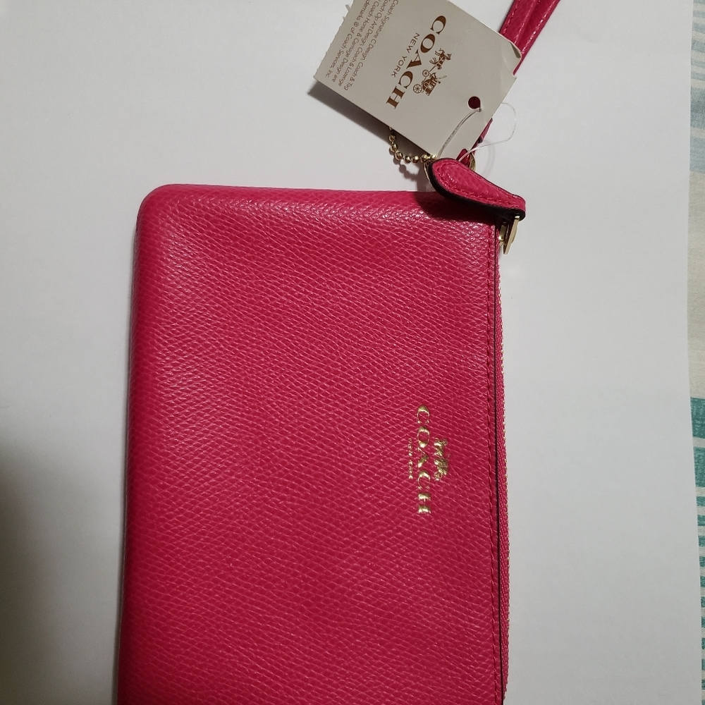 Authentic coach wristlet